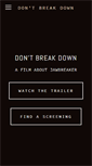 Mobile Screenshot of dontbreakdown.com